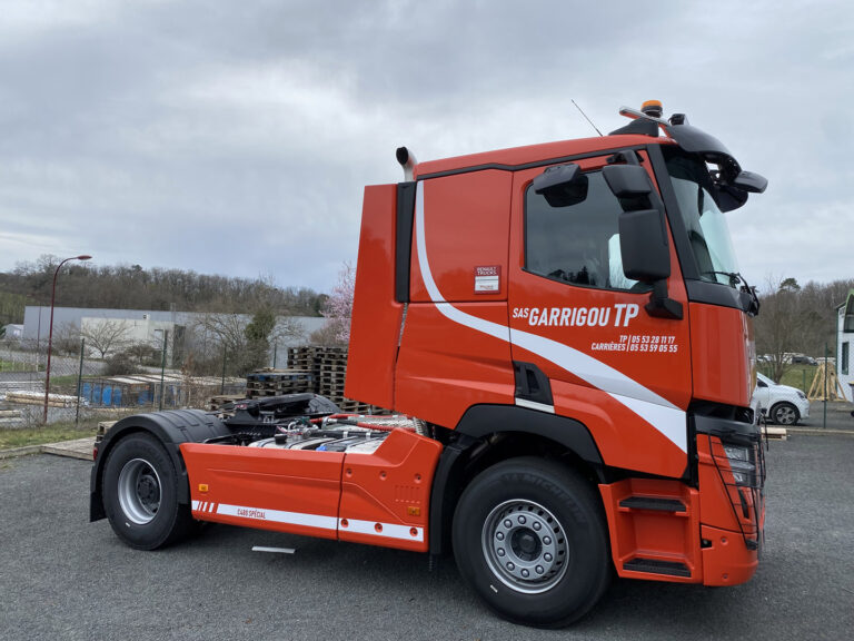 Publiman imprimeur Covering Camion Garrigou